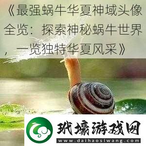 最強(qiáng)蝸牛華夏神域頭像全覽