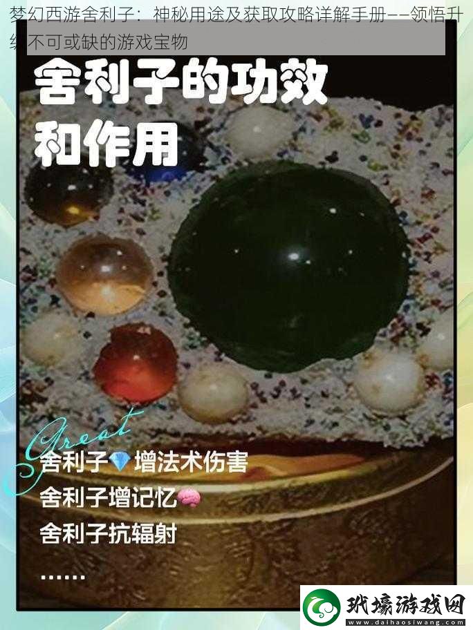 夢幻西游舍利子