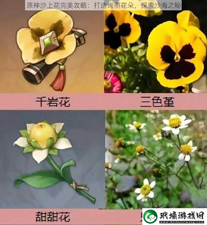 原神沙上花完美攻略