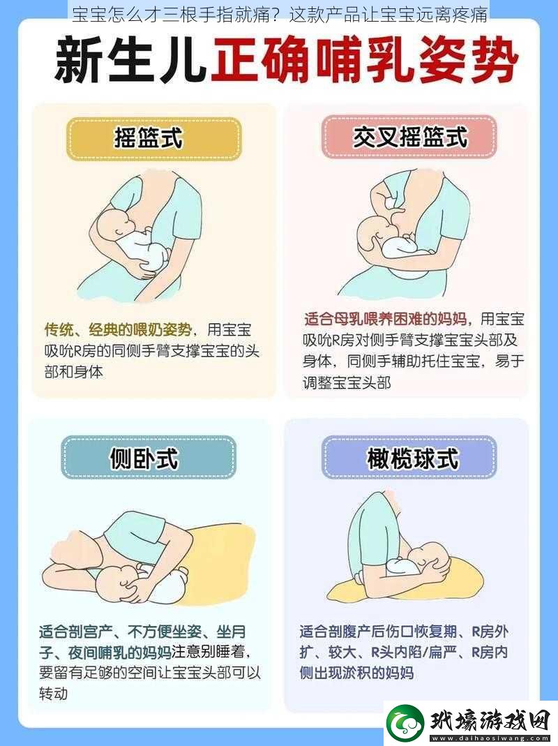 寶寶怎么才三根手指就痛？這款產品讓寶寶遠離疼痛