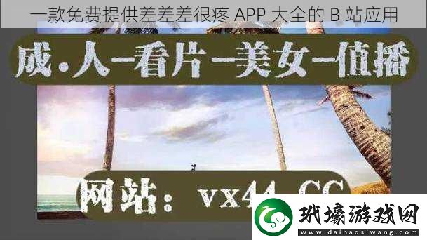 一款免費(fèi)提供差差差很疼APP大全的B站應(yīng)用