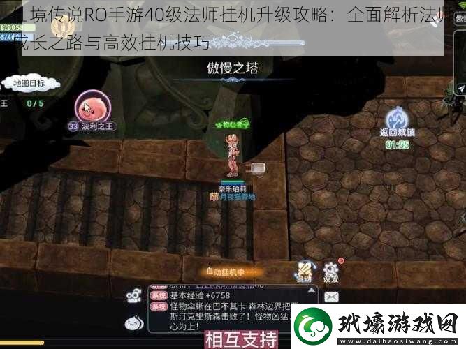 仙境傳說RO手游40級法師掛機升級攻略